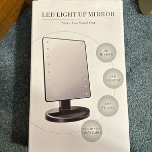 LED light up mirror